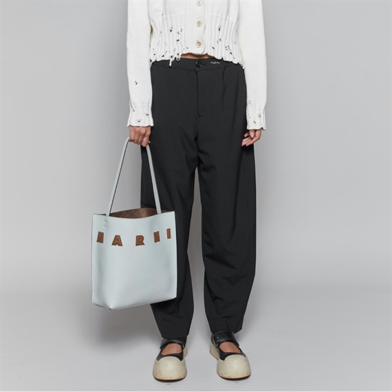 Marni Small Museo Hobo, Frost/Cork